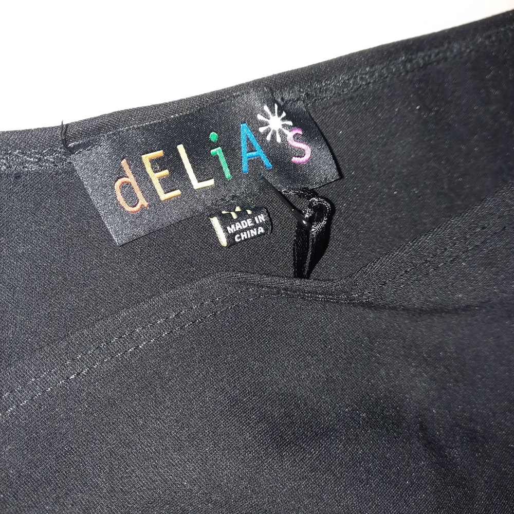 dELiA*s Black Mini Dress with Pink & Red Floral Accents - Picture 7 of 13
